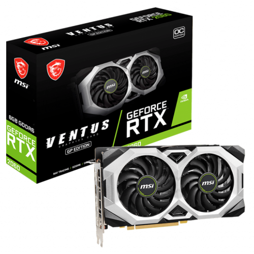 Видеокарта MSI GeForce RTX 2060 VENTUS GP OC 6144MB (RTX 2060 VENTUS GP OC) (Восстановлено продавцом, 872318) купить в Украине: Киев, Днепр, Харьков, Одесса  | Проверка совместимости, низкая цена, отзывы, характеристики от TELEMART фото