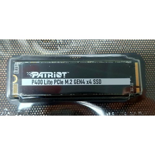 Уценка ssd-диск Patriot P400 Lite 1TB M.2 (2280 PCI-E) NVMe x4 (P400LP1KGM28H) (Следы использования, 872366) купить в Украине: Киев, Днепр, Харьков, Одесса  | Проверка совместимости, низкая цена, отзывы, характеристики от TELEMART фото