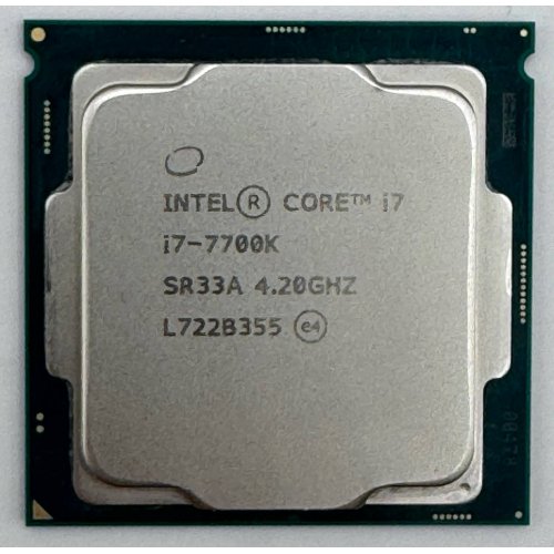 Процессор Intel Core i7-7700K 4.2(4.5)GHz 8MB s1151 Tray (CM8067702868535) (Восстановлено продавцом, 872464) купить в Украине: Киев, Днепр, Харьков, Одесса  | Проверка совместимости, низкая цена, отзывы, характеристики от TELEMART фото