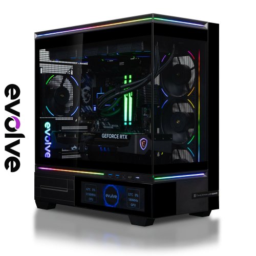 Ігровий ПК EVOLVE GamePart Vision Pro (EVGP-VSNR770N507-D532S1TBK) Black купити в Україні: Київ, Львів, Хмельницький, Тернопіль, Івано-Франківськ | Низька ціна, відгуки, характеристики від TELEMART фото
