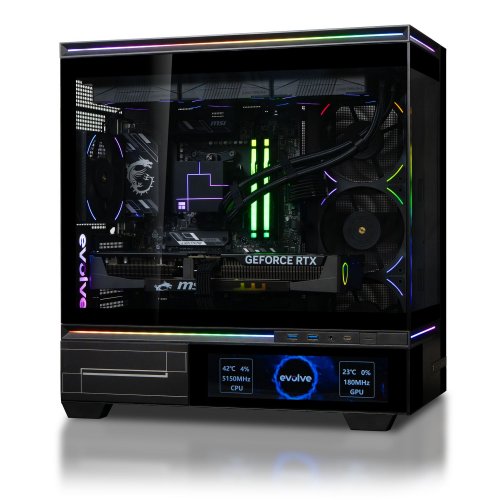 Ігровий ПК EVOLVE GamePart Vision Pro (EVGP-VSNR770N507-D532S1TBK) Black купити в Україні: Київ, Львів, Хмельницький, Тернопіль, Івано-Франківськ | Низька ціна, відгуки, характеристики від TELEMART фото
