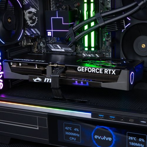 Ігровий ПК EVOLVE GamePart Vision Pro (EVGP-VSNR980X3DN507T-D532S1TBK) Black купити в Україні: Київ, Львів, Хмельницький, Тернопіль, Івано-Франківськ | Низька ціна, відгуки, характеристики від TELEMART фото