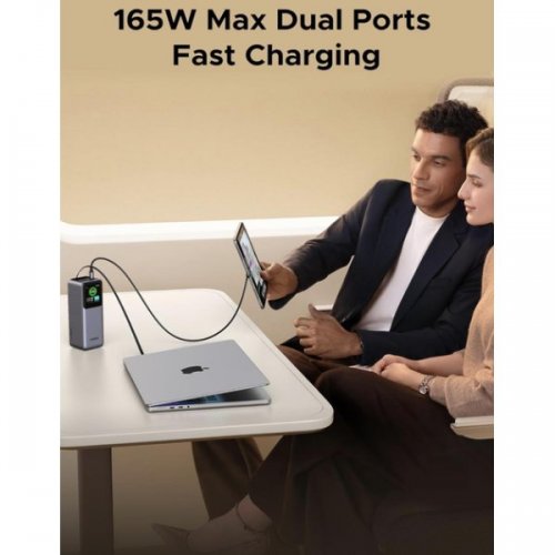 Powerbank Ugreen PB726 Nexode 20000mAh 165W (55987B) Grey купити в Україні: Київ, Львів, Хмельницький, Тернопіль, Івано-Франківськ | Низька ціна, відгуки, характеристики від TELEMART фото