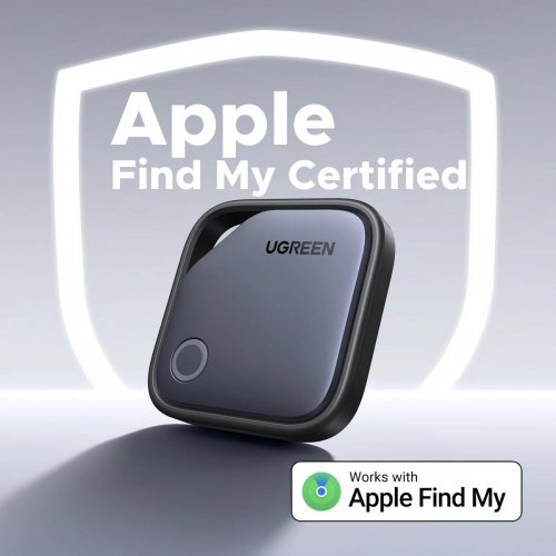 Розумний брелок для пошуку речей Ugreen CM816 FineTrack Smart Finder (45297) Black купити в Україні: Київ, Львів, Хмельницький, Тернопіль, Івано-Франківськ | Низька ціна, відгуки, характеристики від TELEMART фото