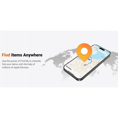 Розумний брелок для пошуку речей Ugreen CM817 FineTrack Slim Smart Finder (45298) Black купити в Україні: Київ, Львів, Хмельницький, Тернопіль, Івано-Франківськ | Низька ціна, відгуки, характеристики від TELEMART фото