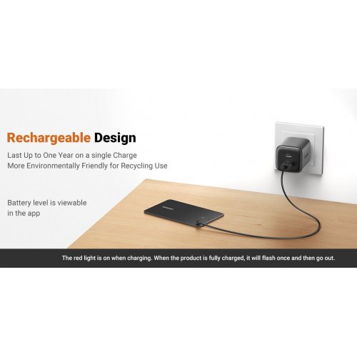Розумний брелок для пошуку речей Ugreen CM817 FineTrack Slim Smart Finder (45298) Black купити в Україні: Київ, Львів, Хмельницький, Тернопіль, Івано-Франківськ | Низька ціна, відгуки, характеристики від TELEMART фото