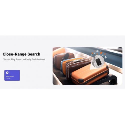 Розумний брелок для пошуку речей Ugreen CM817 FineTrack Slim Smart Finder (45298) Black купити в Україні: Київ, Львів, Хмельницький, Тернопіль, Івано-Франківськ | Низька ціна, відгуки, характеристики від TELEMART фото