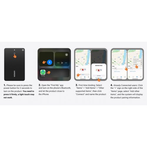 Розумний брелок для пошуку речей Ugreen CM817 FineTrack Slim Smart Finder (45298) Black купити в Україні: Київ, Львів, Хмельницький, Тернопіль, Івано-Франківськ | Низька ціна, відгуки, характеристики від TELEMART фото