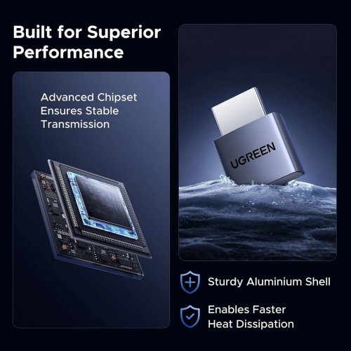 Емулятор монітора Ugreen CM775 HDMI Dummy Plug 4pcs (95994) Grey купити в Україні: Київ, Львів, Хмельницький, Тернопіль, Івано-Франківськ | Низька ціна, відгуки, характеристики від TELEMART фото