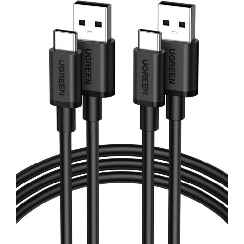 Кабель Ugreen L309 USB to USB Type-C 18W 2m (85478) Black купить в Украине: Киев, Днепр, Харьков, Одесса  | Низкая цена, отзывы, характеристики от TELEMART фото