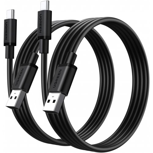 Кабель Ugreen L309 USB to USB Type-C 18W 2m (85478) Black купить в Украине: Киев, Днепр, Харьков, Одесса  | Низкая цена, отзывы, характеристики от TELEMART фото