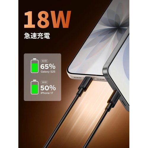 Кабель Ugreen L309 USB to USB Type-C 18W 2m (85478) Black купить в Украине: Киев, Днепр, Харьков, Одесса  | Низкая цена, отзывы, характеристики от TELEMART фото