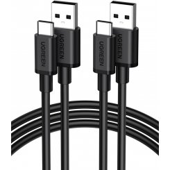 Кабель Ugreen L309 USB to USB Type-C 18W 1m (85201) Black
