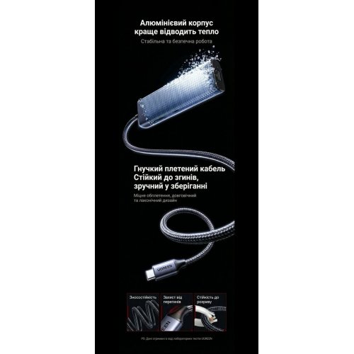 USB-хаб Ugreen CM512 USB Type-C 6 in 1 (75643) Gray купить в Украине: Киев, Днепр, Харьков, Одесса  | Низкая цена, отзывы, характеристики от TELEMART фото