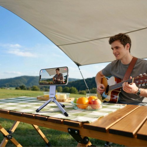 Магнітна підставка для телефону Ugreen LP962 Magnetic Phone Tripod Stand (75509) купити в Україні: Київ, Львів, Хмельницький, Тернопіль, Івано-Франківськ | Низька ціна, відгуки, характеристики від TELEMART фото