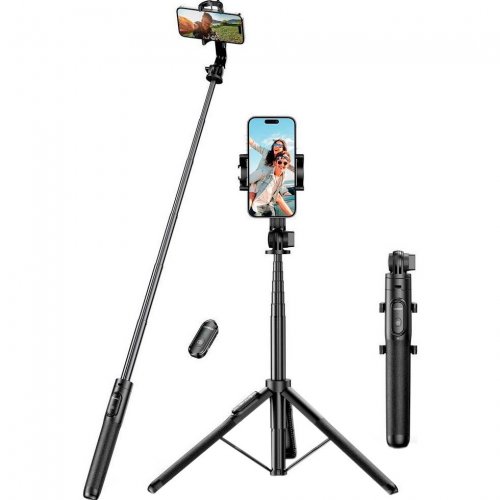 Штатив Ugreen LP586 Selfie Stick Tripod with Bluetooth Remote (15062) купити в Україні: Київ, Львів, Хмельницький, Тернопіль, Івано-Франківськ | Низька ціна, відгуки, характеристики від TELEMART фото