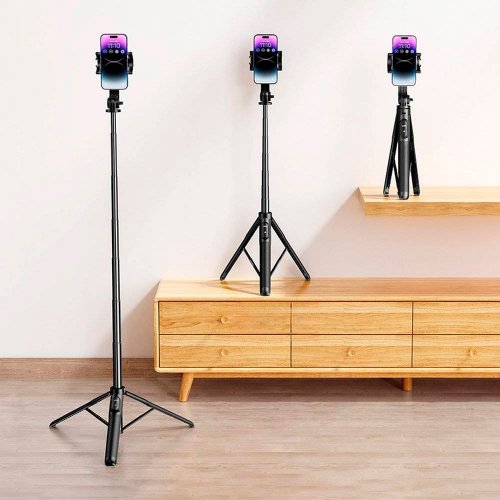 Штатив Ugreen LP586 Selfie Stick Tripod with Bluetooth Remote (15062) купити в Україні: Київ, Львів, Хмельницький, Тернопіль, Івано-Франківськ | Низька ціна, відгуки, характеристики від TELEMART фото