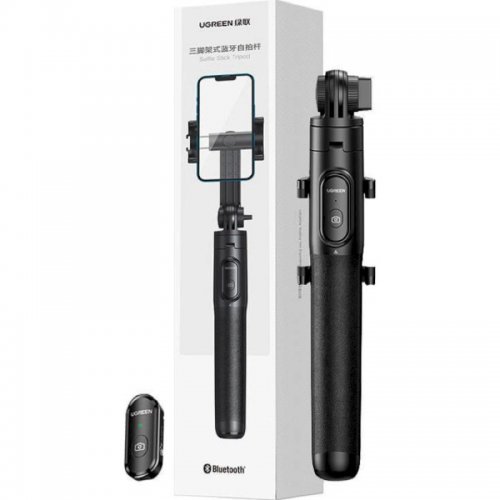 Штатив Ugreen LP586 Selfie Stick Tripod with Bluetooth Remote (15062) купити в Україні | Telemart фото