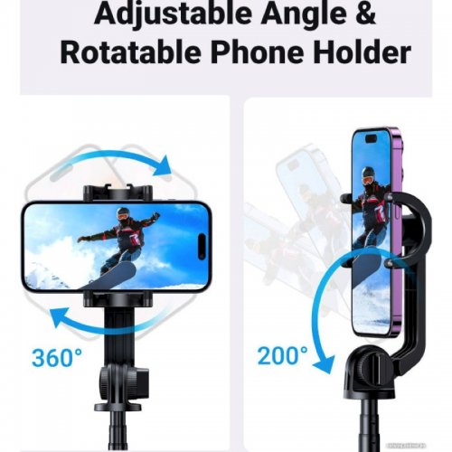 Штатив Ugreen LP586 Selfie Stick Tripod with Bluetooth Remote (15062) купити в Україні | Telemart фото