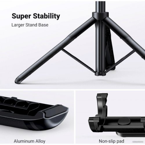 Штатив Ugreen LP586 Selfie Stick Tripod with Bluetooth Remote (15062) купити в Україні | Telemart фото