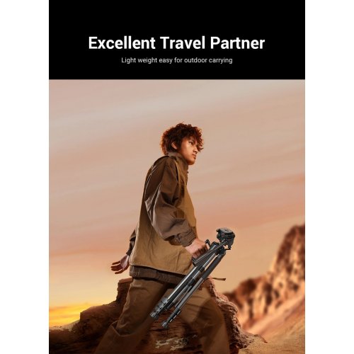 Штатив Ugreen LP661 Professional Tripod For Phone and Cameras (15187) купити в Україні: Київ, Львів, Хмельницький, Тернопіль, Івано-Франківськ | Низька ціна, відгуки, характеристики від TELEMART фото