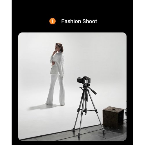 Штатив Ugreen LP661 Professional Tripod For Phone and Cameras (15187) купити в Україні: Київ, Львів, Хмельницький, Тернопіль, Івано-Франківськ | Низька ціна, відгуки, характеристики від TELEMART фото