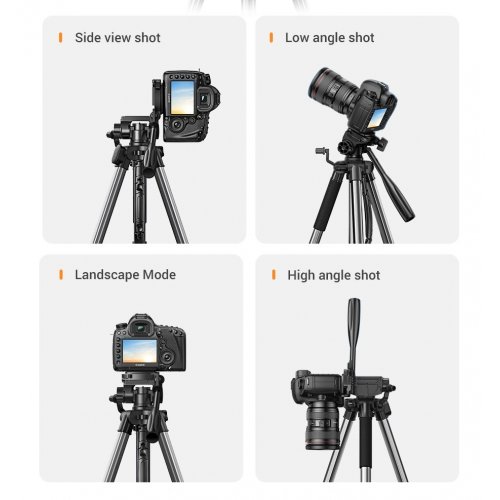 Штатив Ugreen LP661 Professional Tripod For Phone and Cameras (15187) купити в Україні: Київ, Львів, Хмельницький, Тернопіль, Івано-Франківськ | Низька ціна, відгуки, характеристики від TELEMART фото