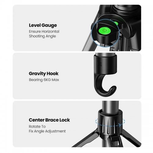 Штатив Ugreen LP661 Professional Tripod For Phone and Cameras (15187) купити в Україні | Telemart фото
