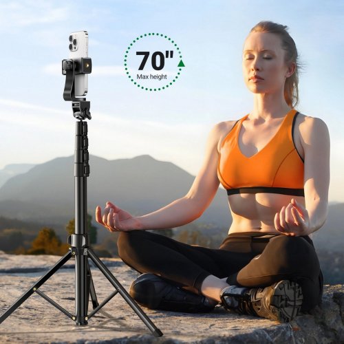Штатив Ugreen LP680 Selfie Stick Tripod with Bluetooth Remote (15609) купити в Україні: Київ, Львів, Хмельницький, Тернопіль, Івано-Франківськ | Низька ціна, відгуки, характеристики від TELEMART фото