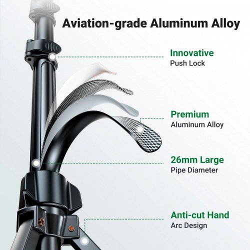 Штатив Ugreen LP680 Selfie Stick Tripod with Bluetooth Remote (15609) купити в Україні: Київ, Львів, Хмельницький, Тернопіль, Івано-Франківськ | Низька ціна, відгуки, характеристики від TELEMART фото