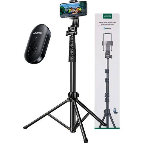 Штатив Ugreen LP680 Selfie Stick Tripod with Bluetooth Remote (15609) купити в Україні | Telemart фото