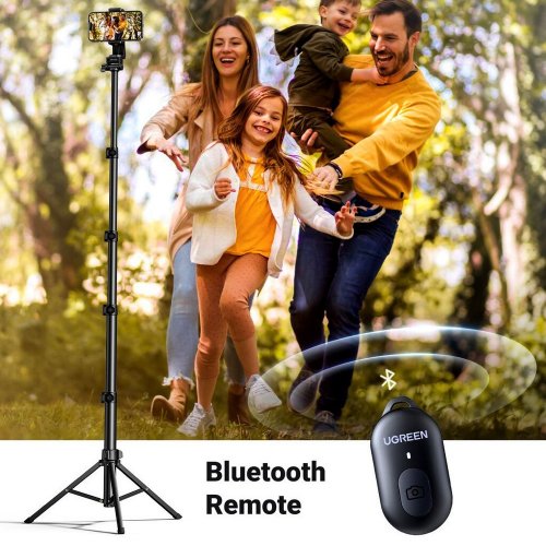 Штатив Ugreen LP680 Selfie Stick Tripod with Bluetooth Remote (15609) купити в Україні | Telemart фото