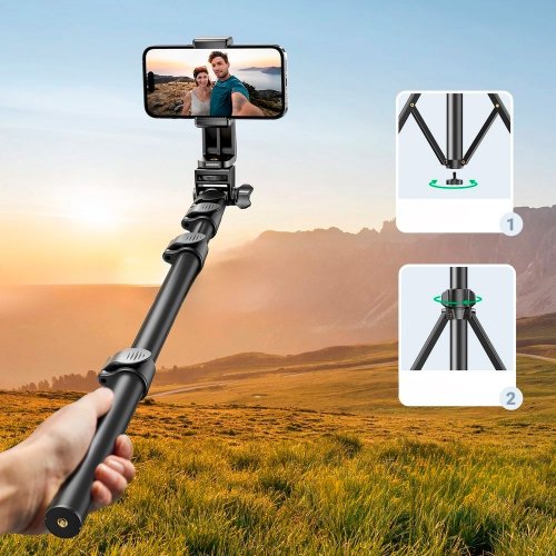 Штатив Ugreen LP680 Selfie Stick Tripod with Bluetooth Remote (15609) купити в Україні | Telemart фото