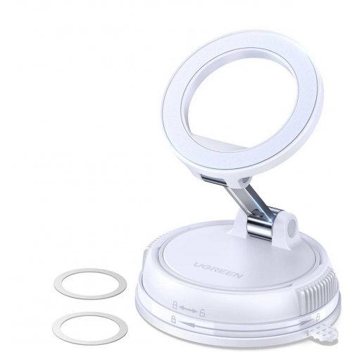 Держатель для телефона Ugreen LP926 Magnetic Car Phone Mount (85236) White купить в Украине: Киев, Днепр, Харьков, Одесса  | Низкая цена, отзывы, характеристики от TELEMART фото