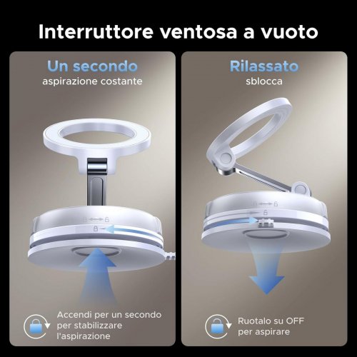 Держатель для телефона Ugreen LP926 Magnetic Car Phone Mount (85236) White купить в Украине: Киев, Днепр, Харьков, Одесса  | Низкая цена, отзывы, характеристики от TELEMART фото