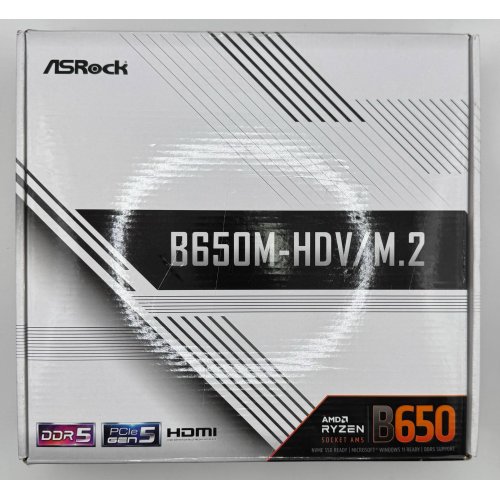 Материнская плата AsRock B650M-HDV/M.2 (sAM5, AMD B650) (Восстановлено продавцом, 872679) купить в Украине: Киев, Днепр, Харьков, Одесса  | Проверка совместимости, низкая цена, отзывы, характеристики от TELEMART фото