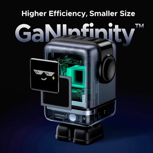 Мережевий зарядний пристрій Ugreen X688 USB + 3 x USB Type-C 100W (45515B) Grey купити в Україні: Київ, Львів, Хмельницький, Тернопіль, Івано-Франківськ | Низька ціна, відгуки, характеристики від TELEMART фото