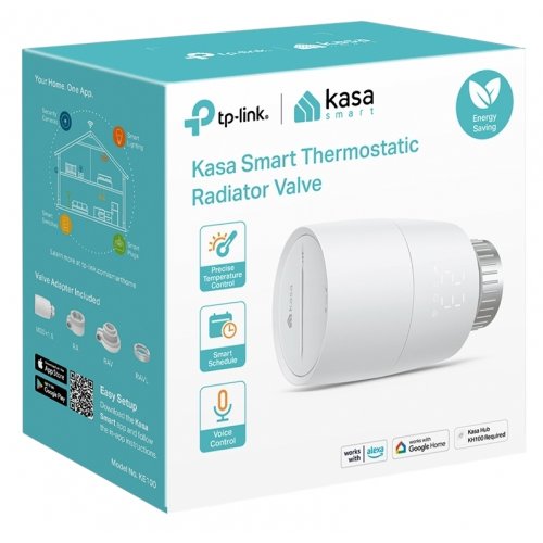 Термостатический радиаторный клапан TP-LINK Kasa Smart KE100 KE100 купить в Украине: Киев, Днепр, Харьков, Одесса  | Низкая цена, отзывы, характеристики от TELEMART фото