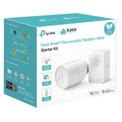 Стартовий набір для термостатичного радіаторного клапана TP-LINK Kasa Smart KE100 KIT купить в Украине: Киев, Днепр, Харьков, Одесса  | Низкая цена, отзывы, характеристики от TELEMART фото