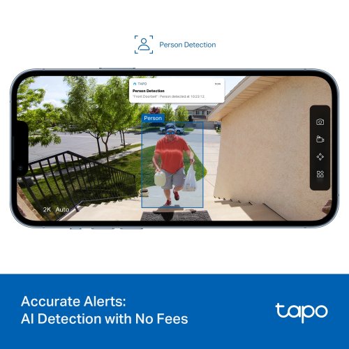 Акумуляторний відеодомофон TP-LINK Tapo D205 купити в Україні: Київ, Львів, Хмельницький, Тернопіль, Івано-Франківськ | Низька ціна, відгуки, характеристики від TELEMART фото