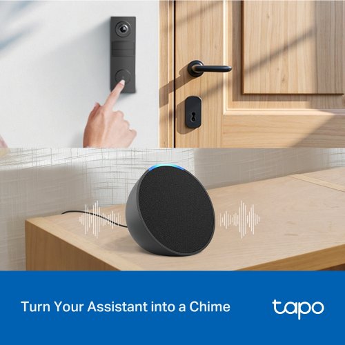 Акумуляторний відеодомофон TP-LINK Tapo D205 купити в Україні: Київ, Львів, Хмельницький, Тернопіль, Івано-Франківськ | Низька ціна, відгуки, характеристики від TELEMART фото