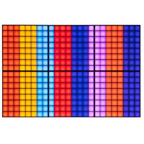 Smart LED Панель Twinkly Squares 1 + 5 RGB Gen II (TWQ064STW-07-BEU) Black купити в Україні: Київ, Львів, Хмельницький, Тернопіль, Івано-Франківськ | Низька ціна, відгуки, характеристики від TELEMART фото