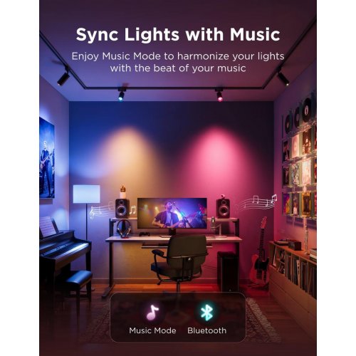 Розумна лампа Govee H600C E14 5W 450Lm 2700K-6400K (B600CC02) White купити в Україні: Київ, Львів, Хмельницький, Тернопіль, Івано-Франківськ | Низька ціна, відгуки, характеристики від TELEMART фото