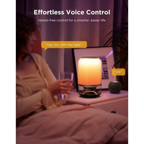 Розумна настільна лампа Govee Table Lamp 2 Pro x Sound by JBL (H60200F1) купити в Україні: Київ, Львів, Хмельницький, Тернопіль, Івано-Франківськ | Низька ціна, відгуки, характеристики від TELEMART фото