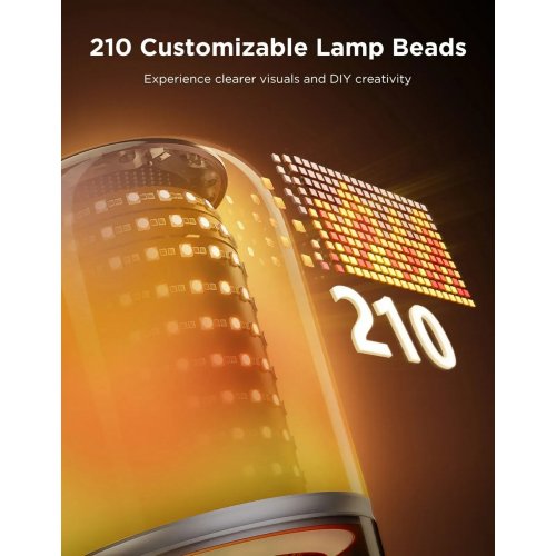 Розумна настільна лампа Govee Table Lamp 2 Pro x Sound by JBL (H60200F1) купити в Україні: Київ, Львів, Хмельницький, Тернопіль, Івано-Франківськ | Низька ціна, відгуки, характеристики від TELEMART фото