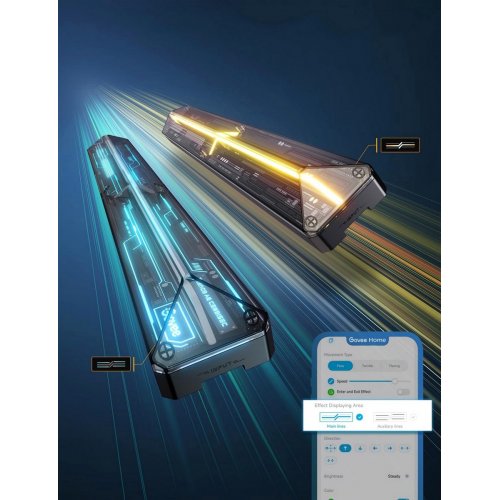 Набір настінних світильників Govee H6063 Gaming Wall Light 4шт. (H6063312) купити в Україні: Київ, Львів, Хмельницький, Тернопіль, Івано-Франківськ | Низька ціна, відгуки, характеристики від TELEMART фото