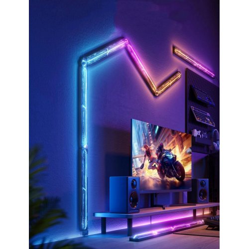 Набір настінних світильників Govee H6063 Gaming Wall Light 4шт. (H6063312) купити в Україні: Київ, Львів, Хмельницький, Тернопіль, Івано-Франківськ | Низька ціна, відгуки, характеристики від TELEMART фото