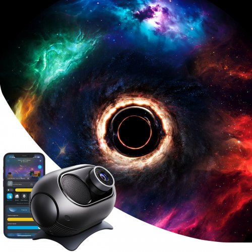 Зоряний проектор Govee H609D Galaxy Light Projector 2 Pro RGB (H609D311) купити в Україні: Київ, Львів, Хмельницький, Тернопіль, Івано-Франківськ | Низька ціна, відгуки, характеристики від TELEMART фото