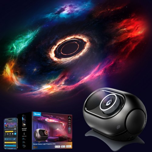 Зоряний проектор Govee H609D Galaxy Light Projector 2 Pro RGB (H609D311) купити в Україні: Київ, Львів, Хмельницький, Тернопіль, Івано-Франківськ | Низька ціна, відгуки, характеристики від TELEMART фото