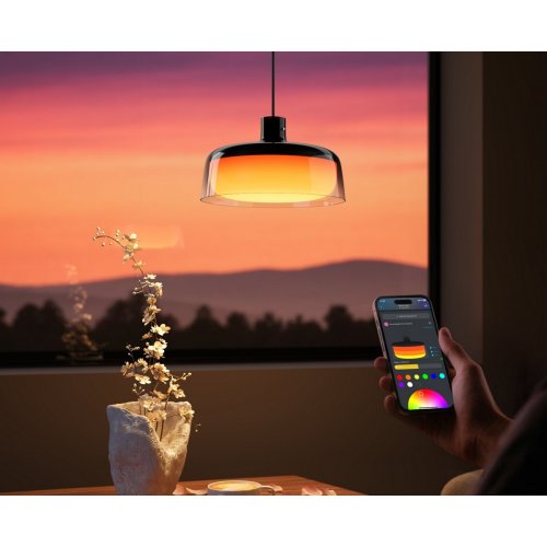 Лампа Govee H60C1 Pendant Light 1300Lm 2700K-6500K (H60C13F1) Black купити в Україні: Київ, Львів, Хмельницький, Тернопіль, Івано-Франківськ | Низька ціна, відгуки, характеристики від TELEMART фото